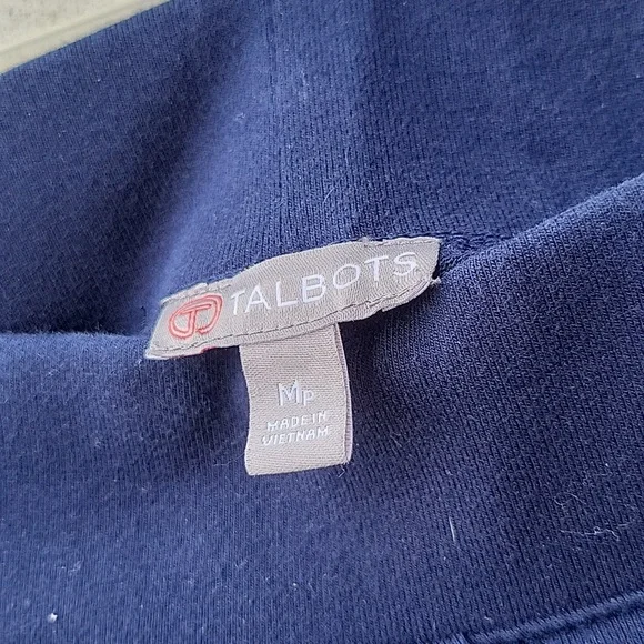 Talbots navy knit pants - Picture 4 of 4